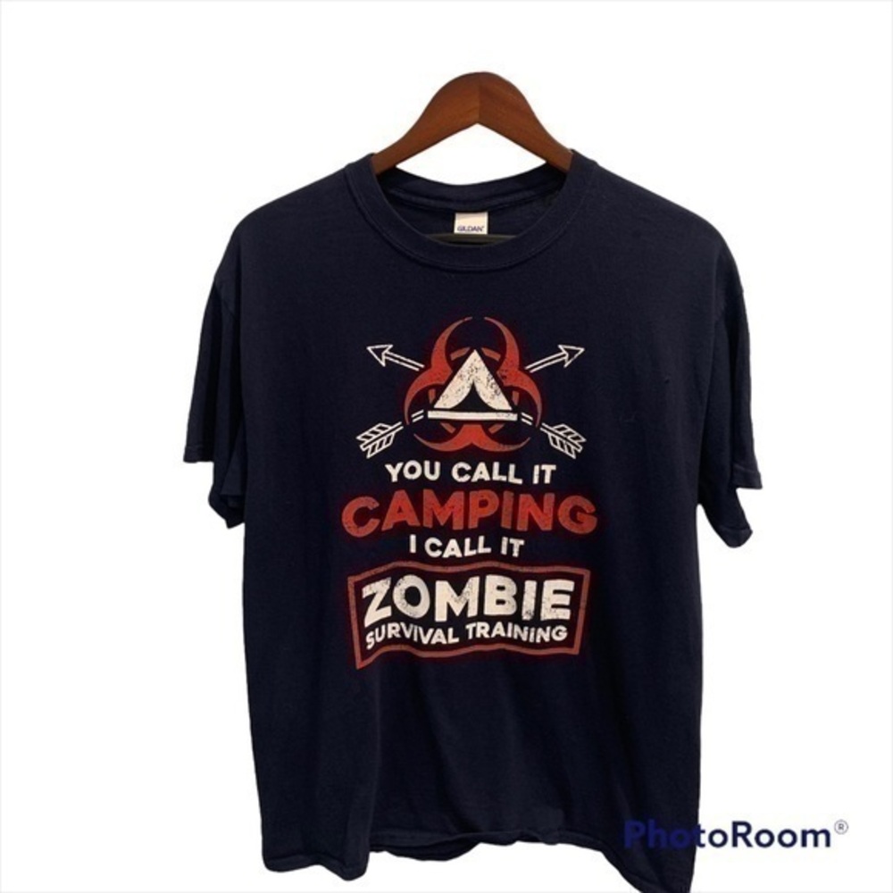 Men’s Camping Cotton T-shirt Large